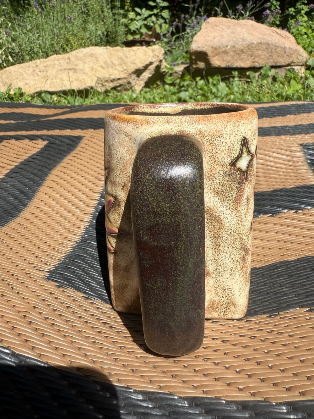 Mara Stoneware Sun & Moon Square Mug - Picture 4 of 6